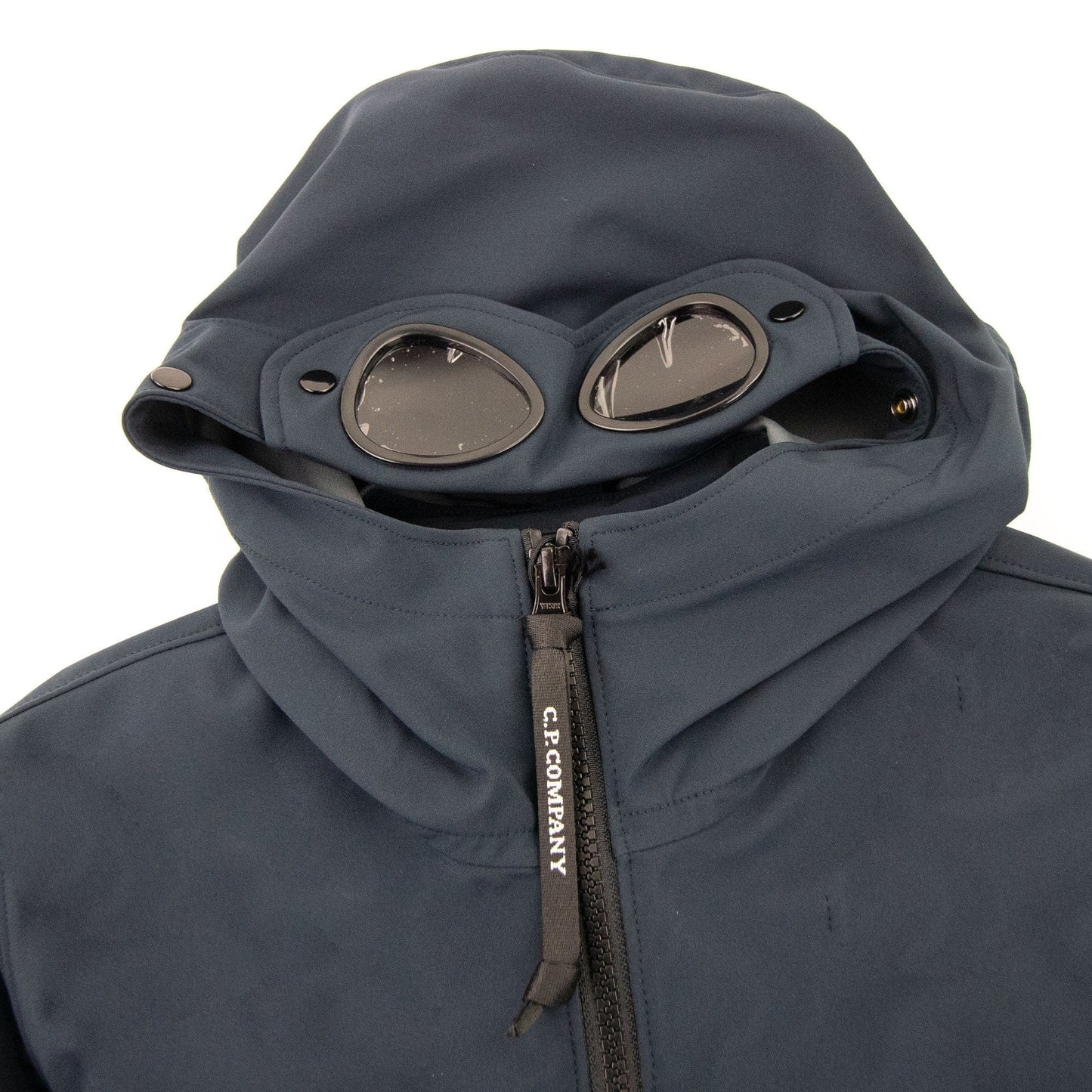 C.P. Company Undersixteen Shell Hooded Goggle Jacket Navy 888