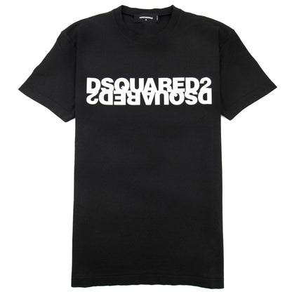 Dsquared2 Mirror Logo Tshirt Black