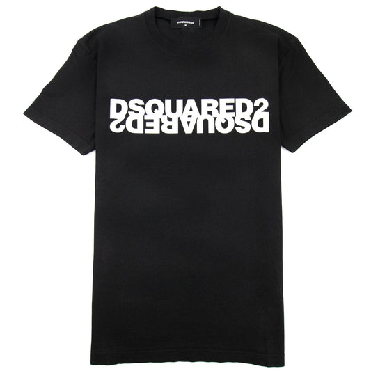 Dsquared2 Mirror Logo Tshirt Black