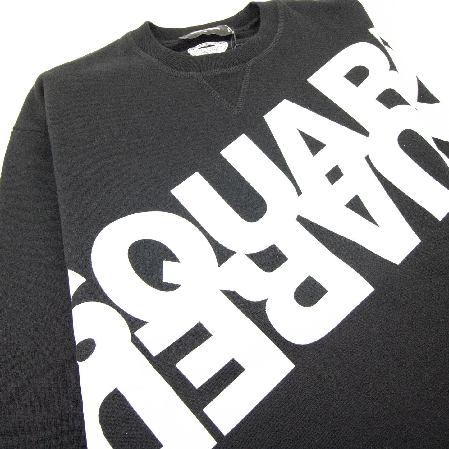 Dsquared2 Diagonal Print Sweatshirt Black