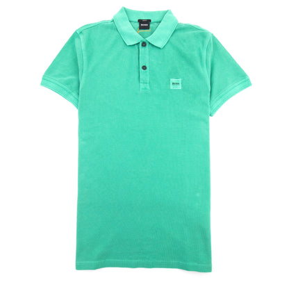 Hugo Boss Prime Square Logo Polo Shirt Green 314