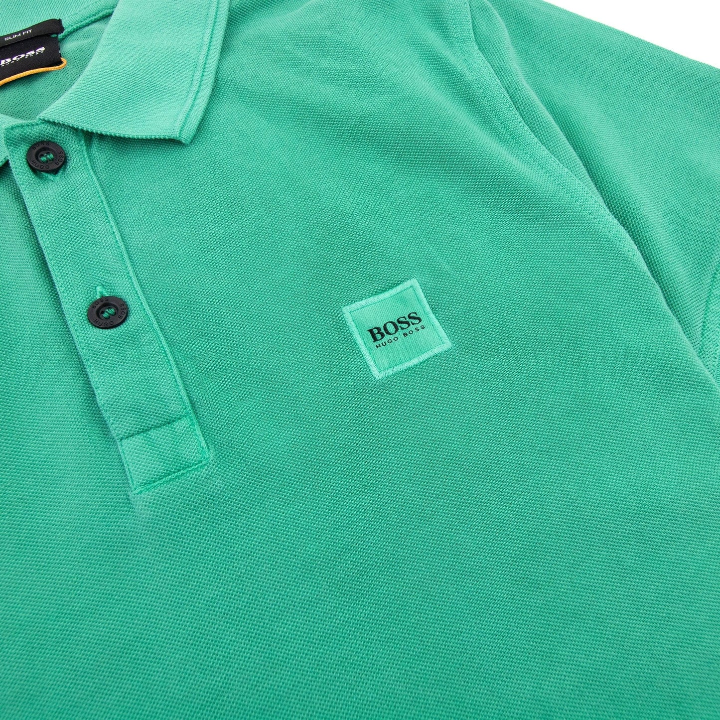 Hugo Boss Prime Square Logo Polo Shirt Green 314