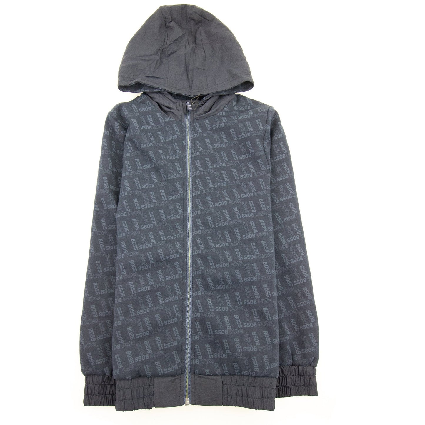Hugo Boss Kids Reversible Zip Up Hoodie Navy