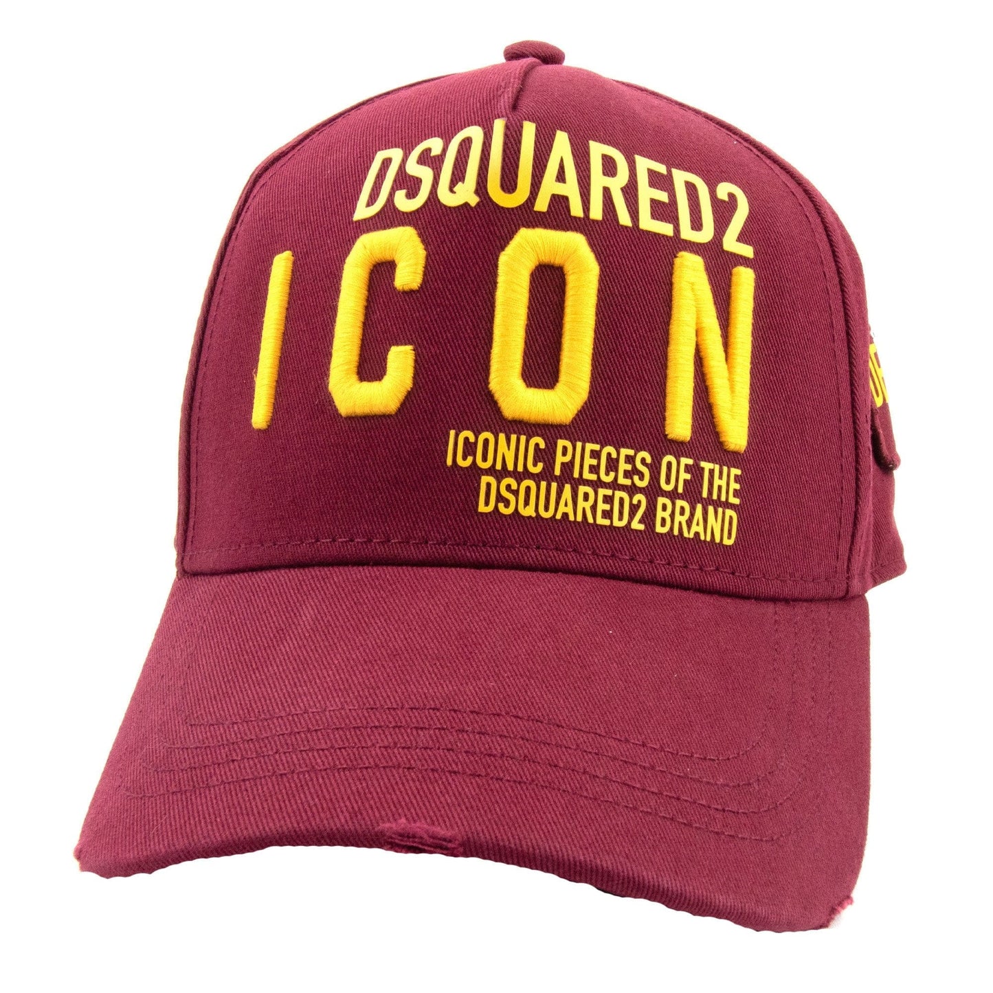 Dsquared2 Icon Badges Cap Burgundy