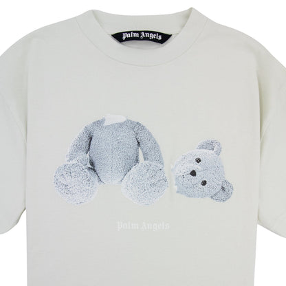 Palm Angels Ice Bear Logo T Shirt Mint White