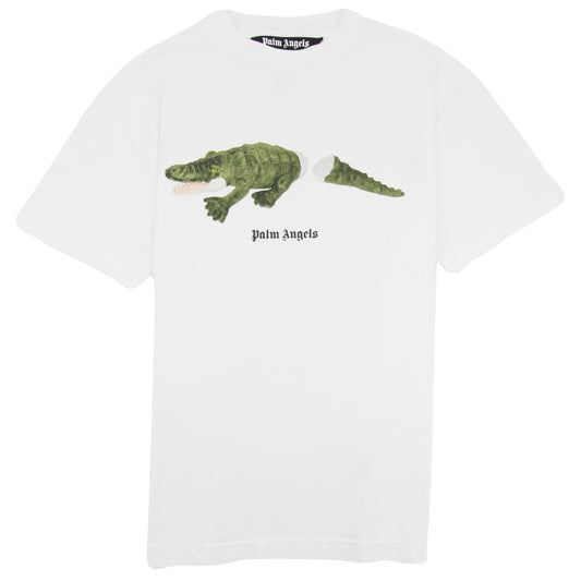 Palm Angels Croco T Shirt White/green