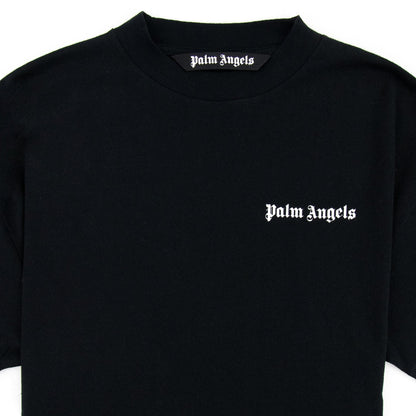 Palm Angels Tiger Flames T Shirt Black/orange