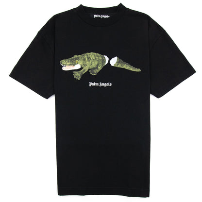 Palm Angels Croco T Shirt Black/green