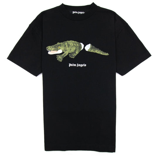 Palm Angels Croco T Shirt Black/green