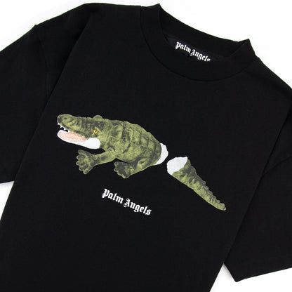 Palm Angels Croco T Shirt Black/green