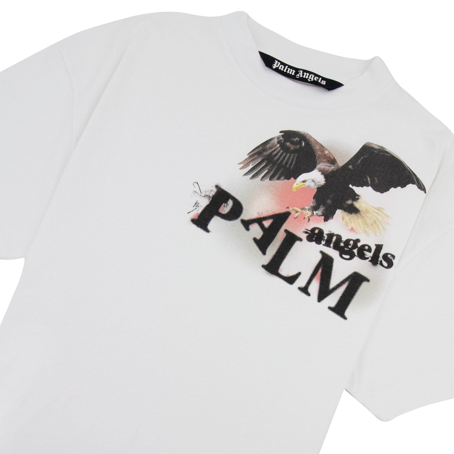 Palm Angels Eagle Print T Shirt White