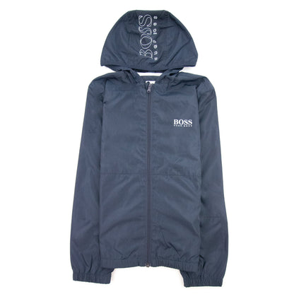 Hugo Boss Kids Lightweight Windbreaker Jacket Navy