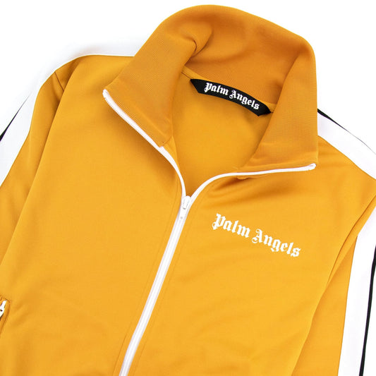 Palm Angels Autumn Blaze Tracksuit Jacket Yellow/white
