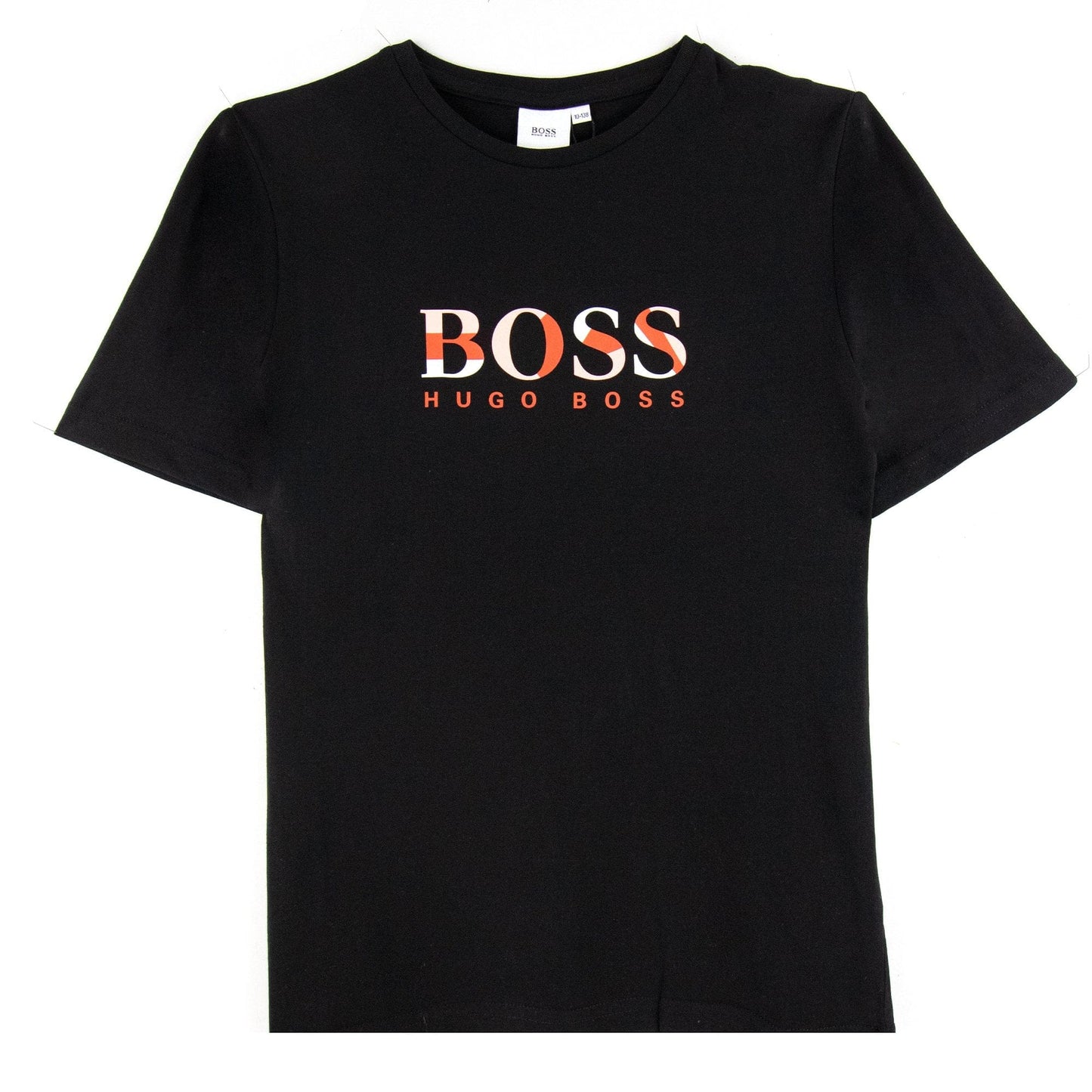 Hugo Boss Kids Multi Chest Logo T Shirt Black
