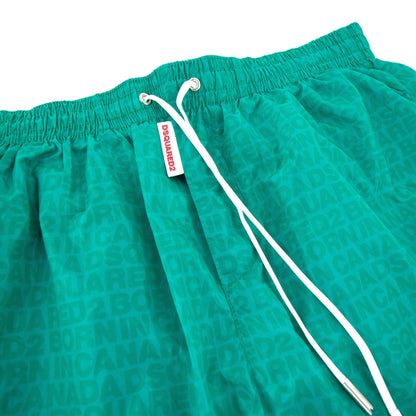 Dsquared2 Swim & Underwear Print Shorts Turquoise