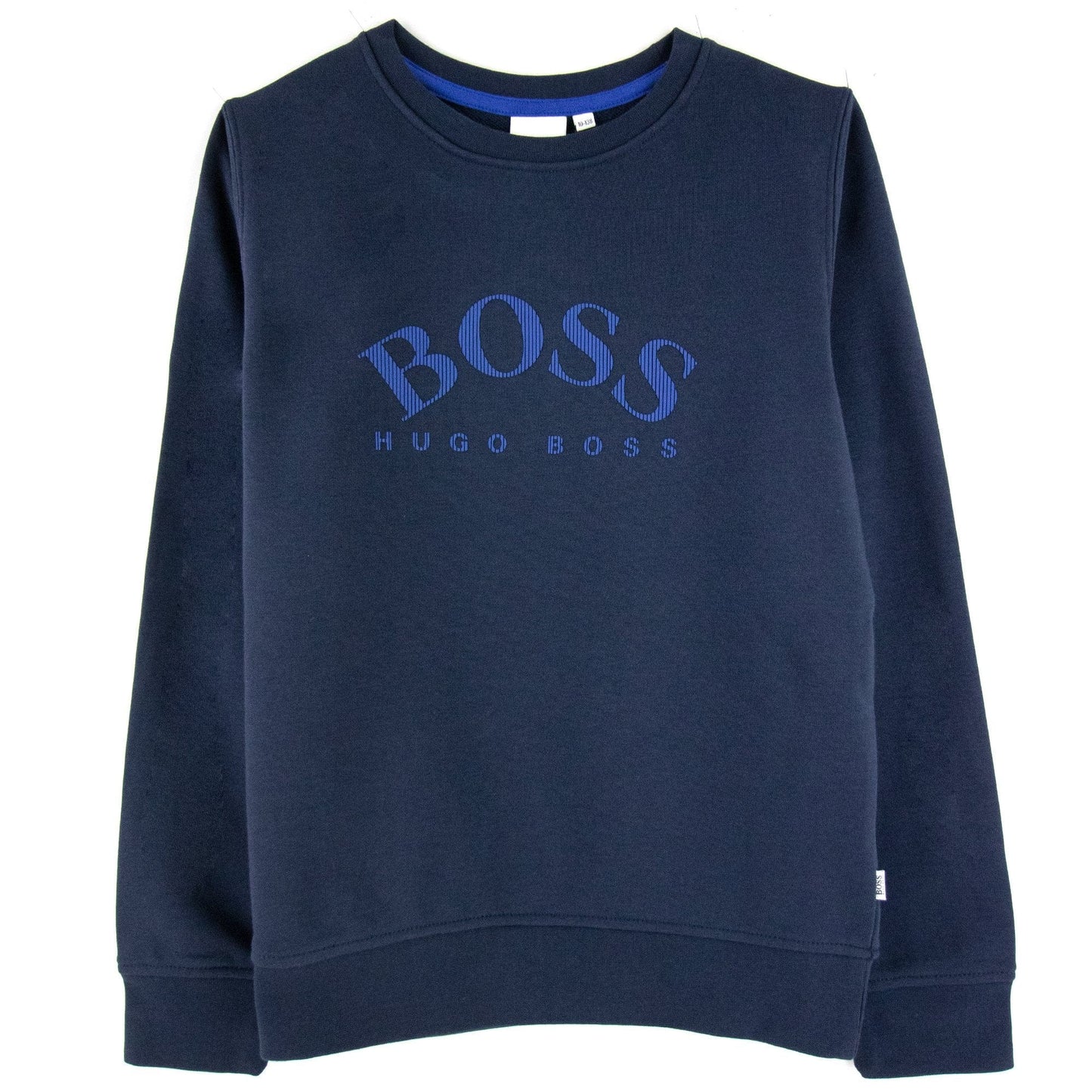 Hugo Boss Kids Logo Crew Neck Sweatshirt Navy