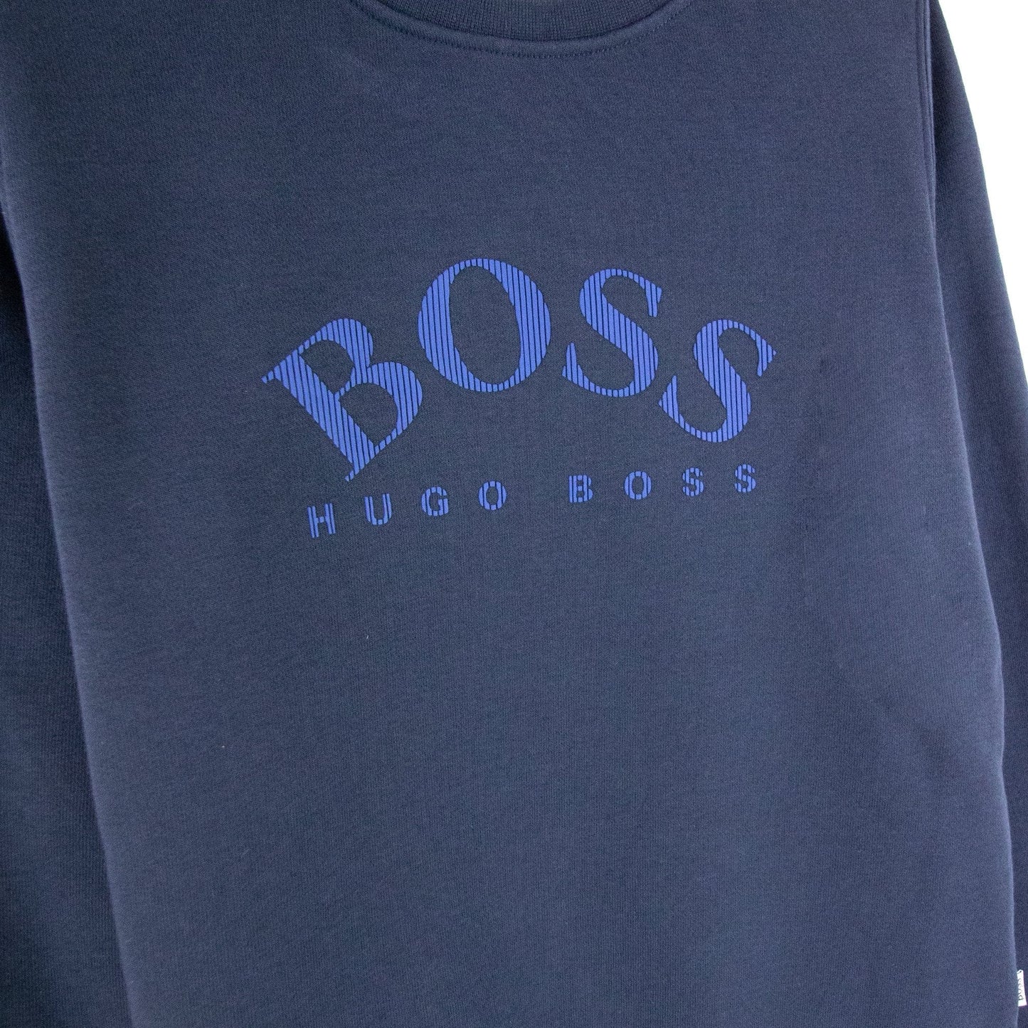 Hugo Boss Kids Logo Crew Neck Sweatshirt Navy