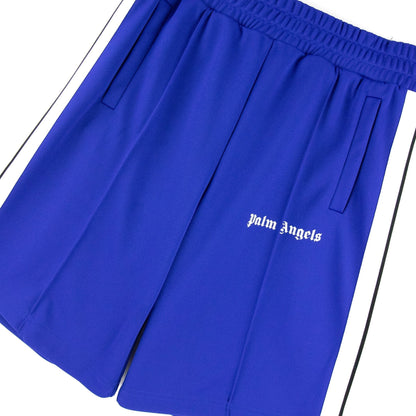 Palm Angels Classic Track Shorts Blue/white