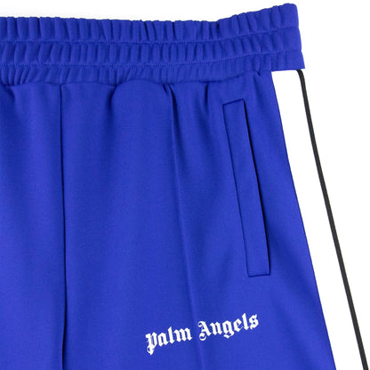 Palm Angels Classic Track Shorts Blue/white