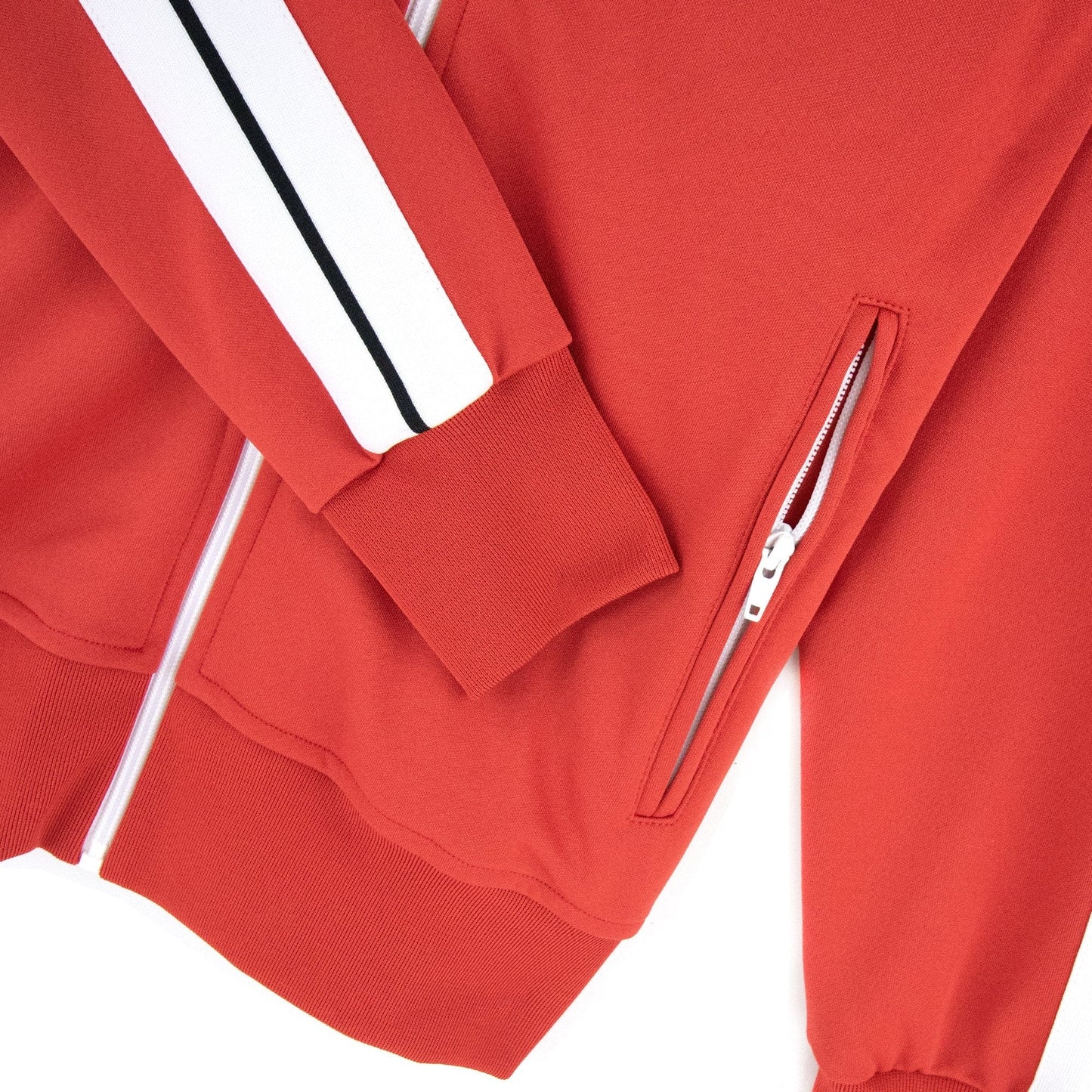Palm Angels Logo Print Tracksuit Hoody Red/white