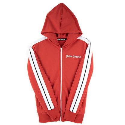 Palm Angels Logo Print Tracksuit Hoody Red/white