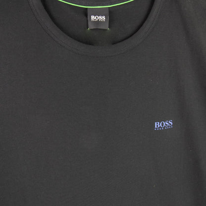 Hugo Boss Regular-fit T-shirt With Contrast Logo Black 002 DS3