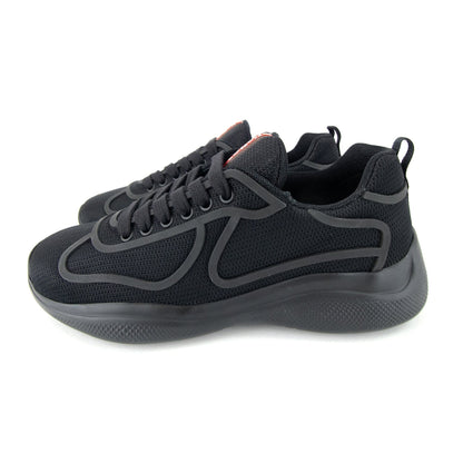 Prada Bike Fabric Sneakers Black
