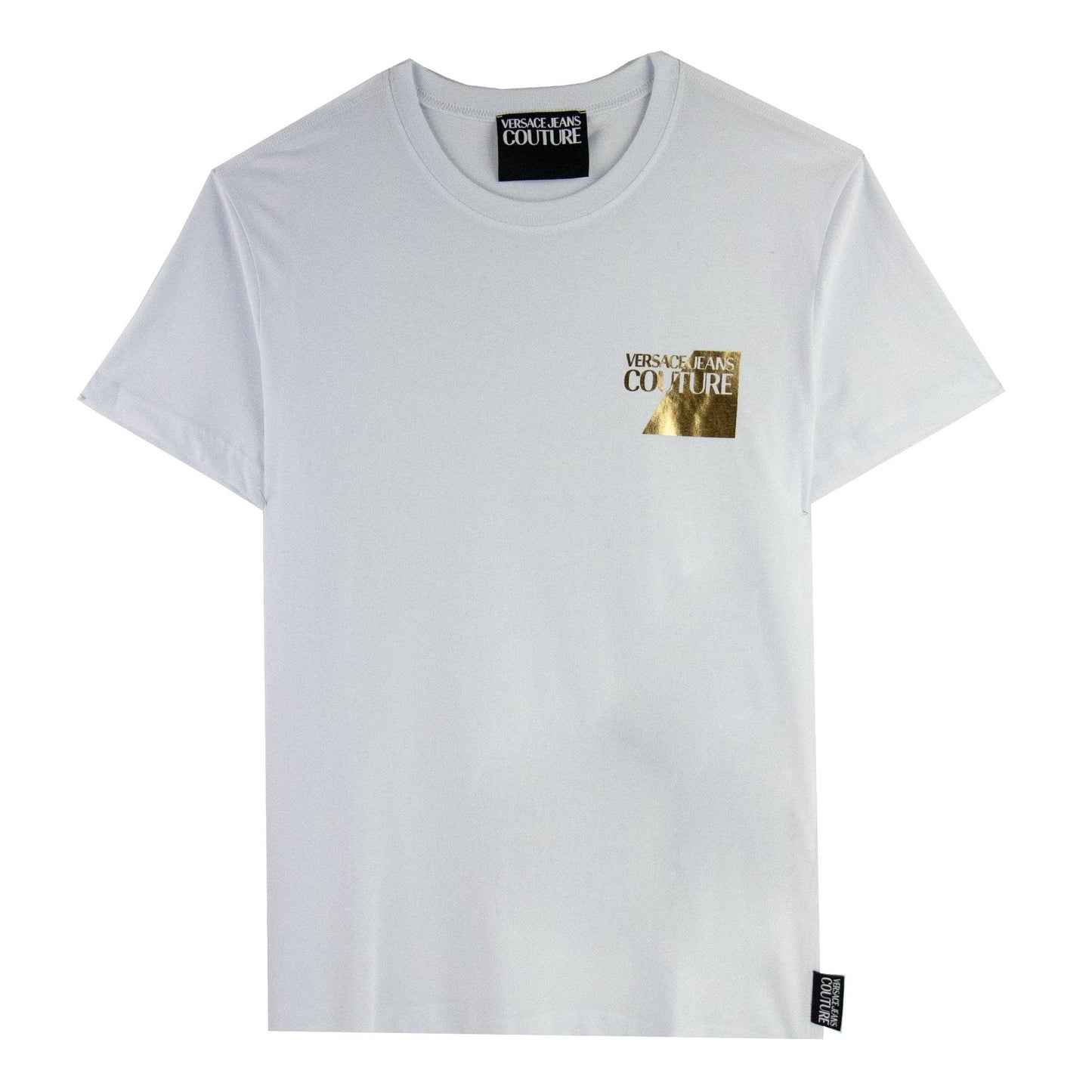 Versace Jeans Couture Chest Logo Foil Tshirt White