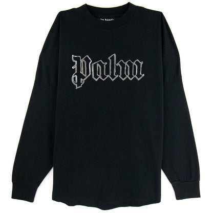 Palm Angels Blank Logo L/S T Shirt Black/metal