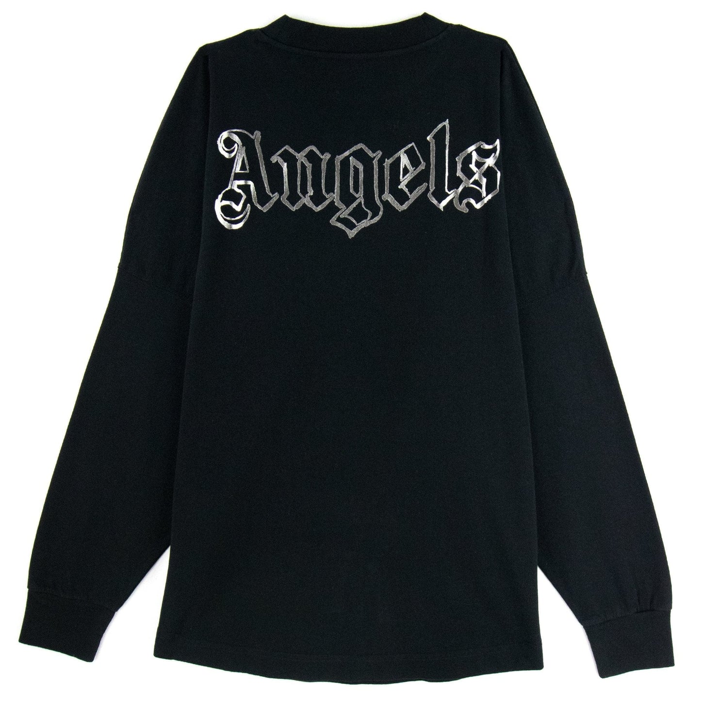 Palm Angels Blank Logo L/S T Shirt Black/metal