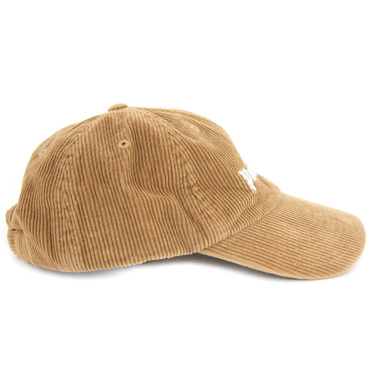 Palm Angels Classic Logo Cap Brown Rice
