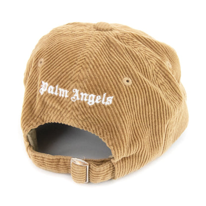 Palm Angels Classic Logo Cap Brown Rice