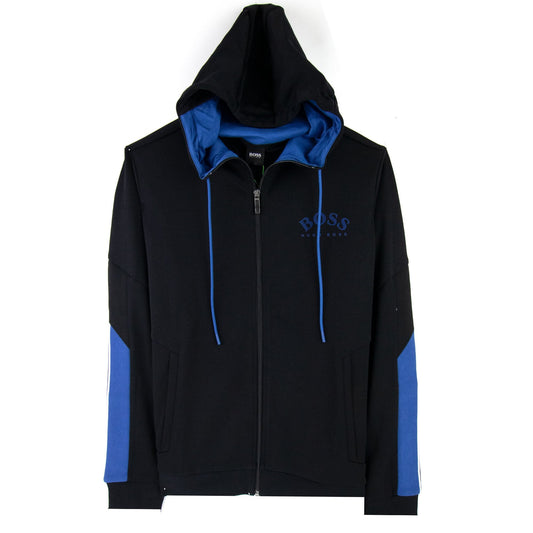 Hugo Boss Saggy Embroidered Hoodie Black 001