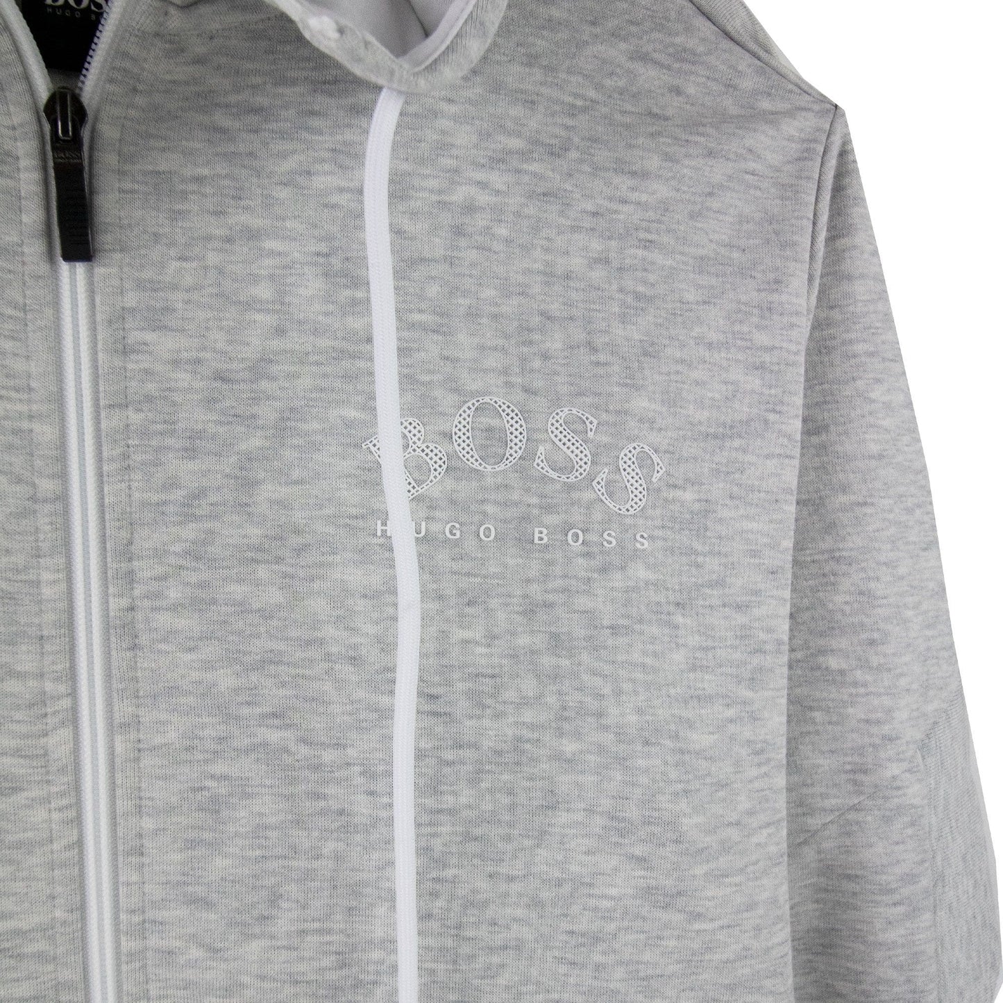 Hugo Boss Saggy Embroidered Hoodie L Grey 057