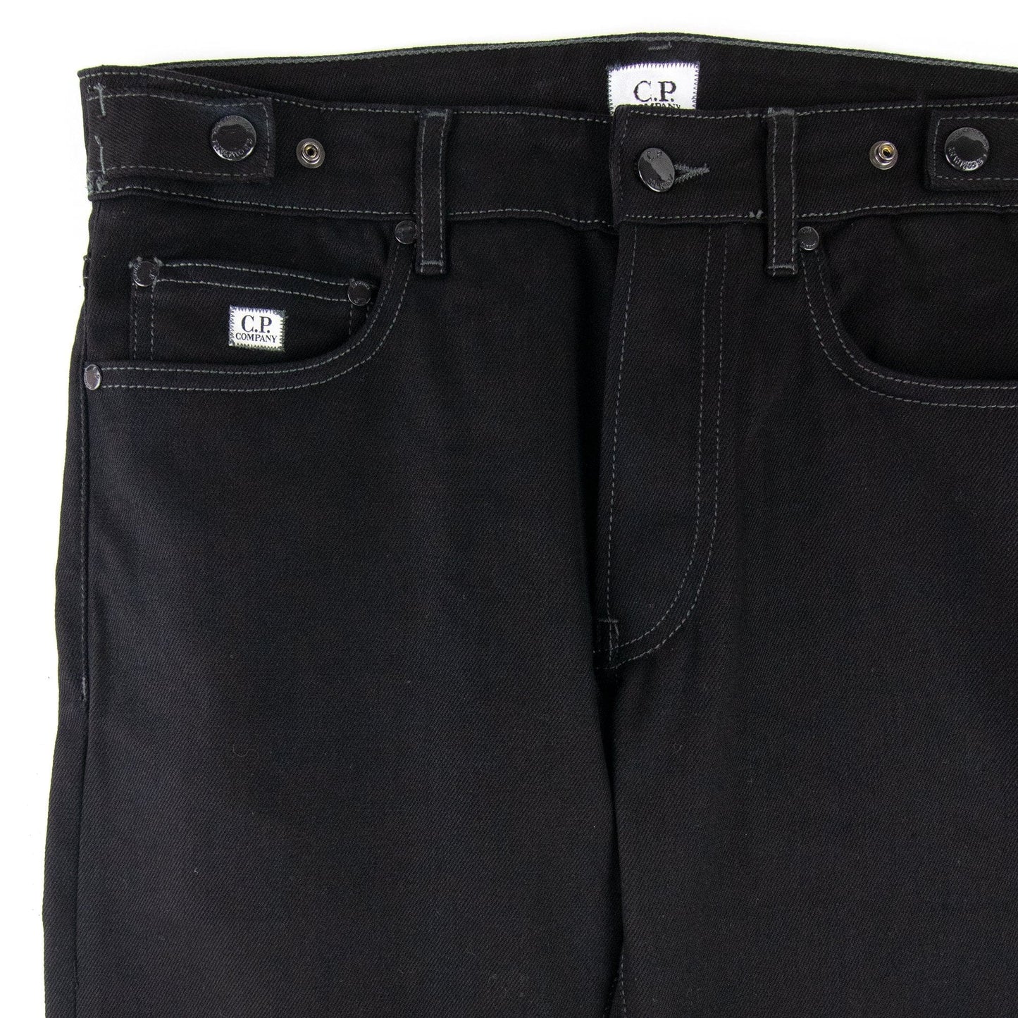 C.P. Company Mean Fit Slim Jeans Black D00