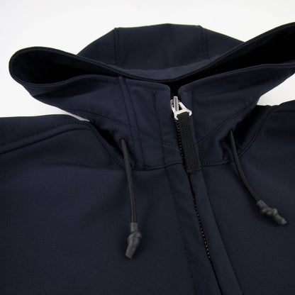 Stone Island Soft Shell-r Hooded Jacket Navy V0020