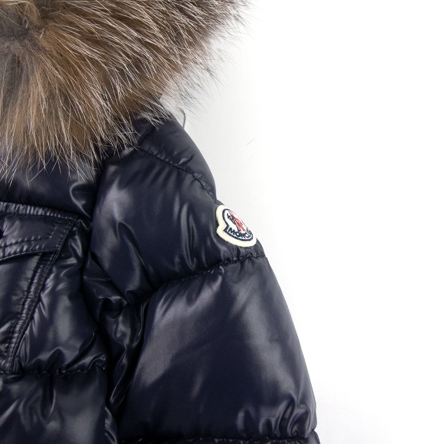 Moncler Junior K2 Giubbotto Down Padded Jacket Navy 742