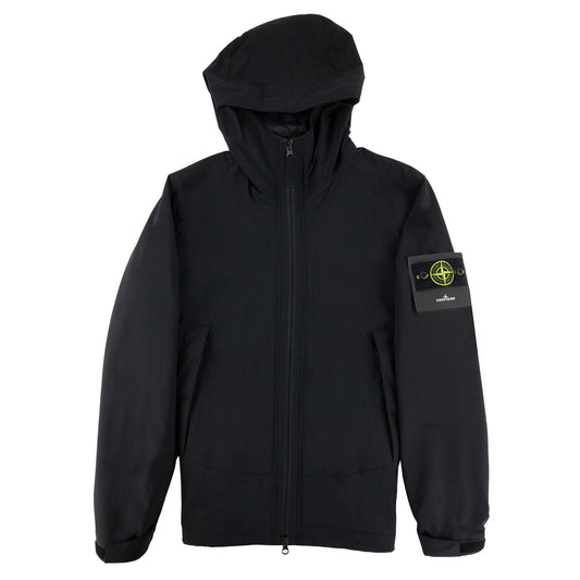 Stone Island Soft Shell-R Primaloft? Insulation Hooded Jacket Black V0029