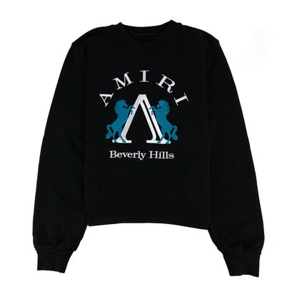 Amiri Beverly Hills Crewneck Sweatshirt Black