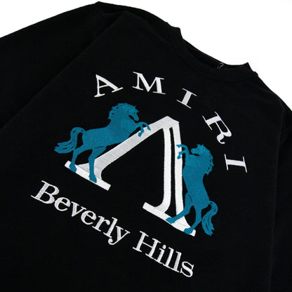 Amiri Beverly Hills Crewneck Sweatshirt Black