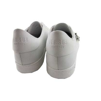 Versace Versus Lion Head Safety Pin Trainers White