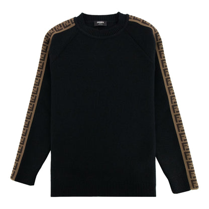 Fendi Kids FF-trim Sweatshirt Black
