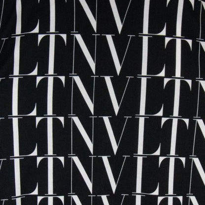 Valentino Logo Times Print T Shirt Black/white