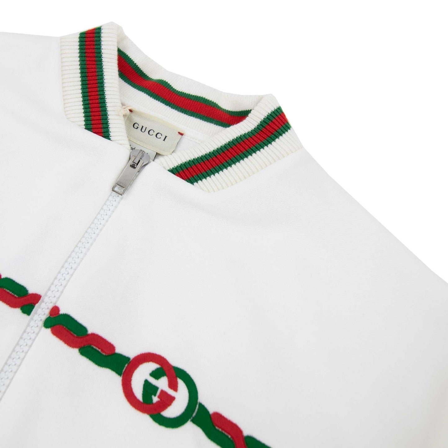 Gucci Junior Zipped Shorts Dress White 9061