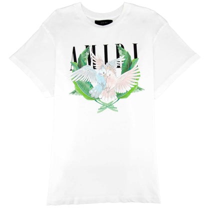 Amiri Love Birds Crewneck T Shirt White