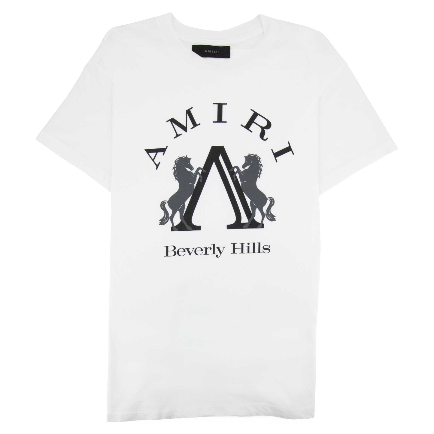 Amiri Beverly Hills Crewneck T Shirt White