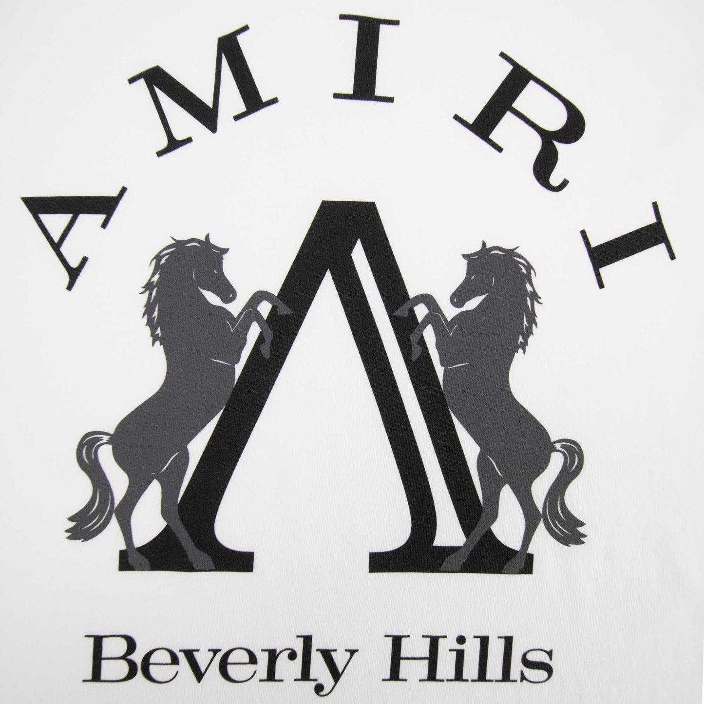 Amiri Beverly Hills Crewneck T Shirt White