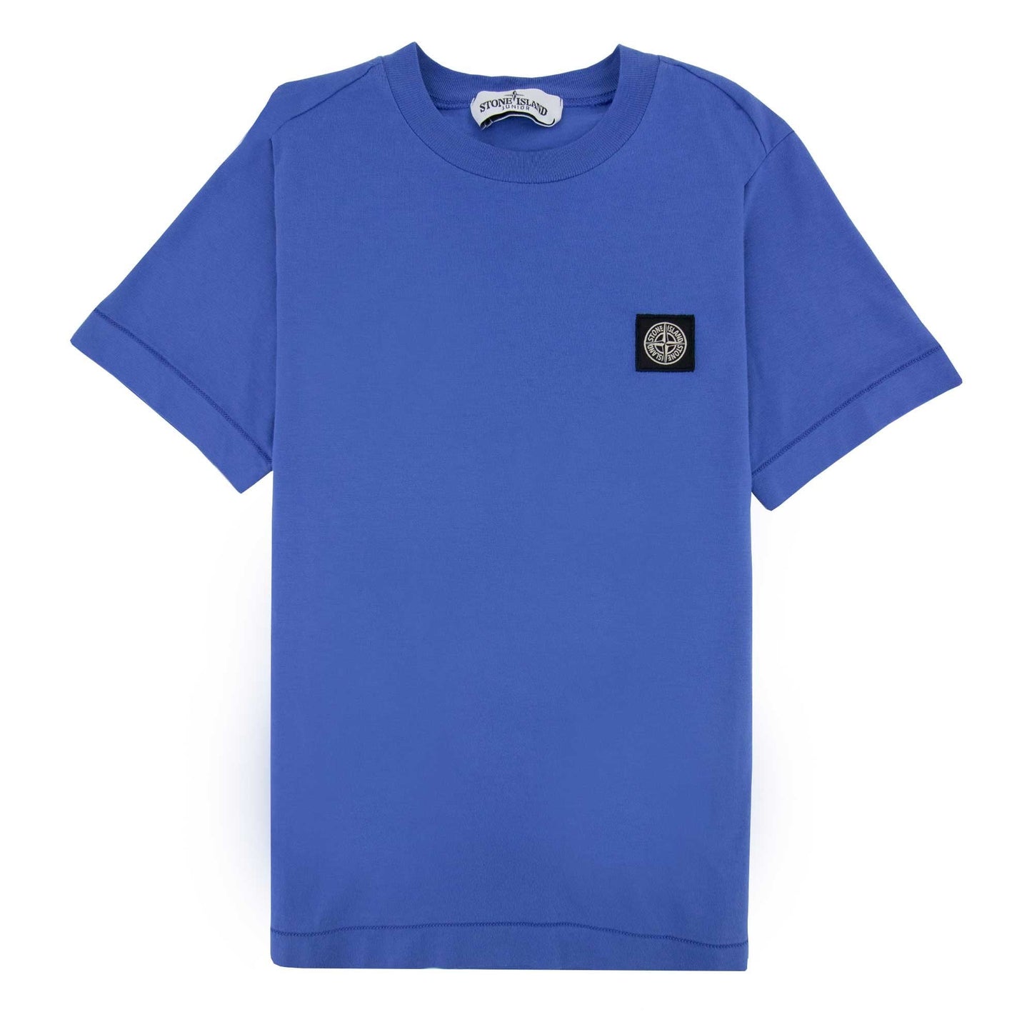 Stone Island Junior Chest Patch T/s Blue V0043