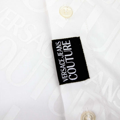 Versace Jeans Couture Stretch Print Shirt White