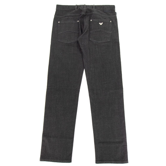 Armani Jeans J28 Slim Fit Black Denim Black Denim 900